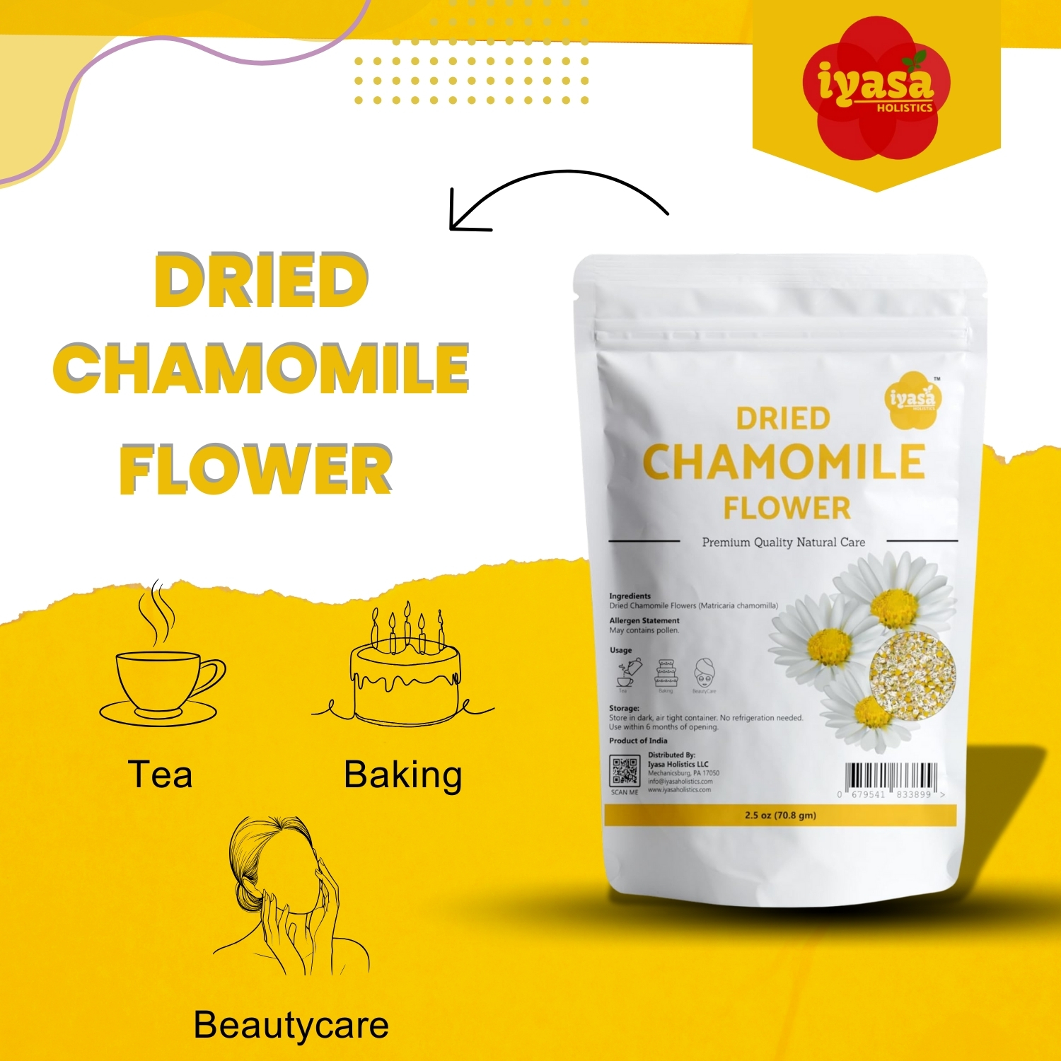 Dried Chamomile Flowers - Image 7