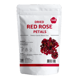 Dried Red Rose Petals