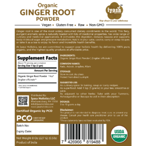 ProductImages - Ginger_8oz_Back_Label@1x